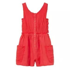 Zara Kids bright pink Sleeveless Romper